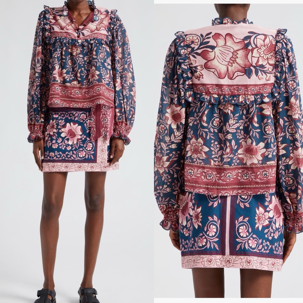 NWT Farm Rio Ainika Floral Cotton Top